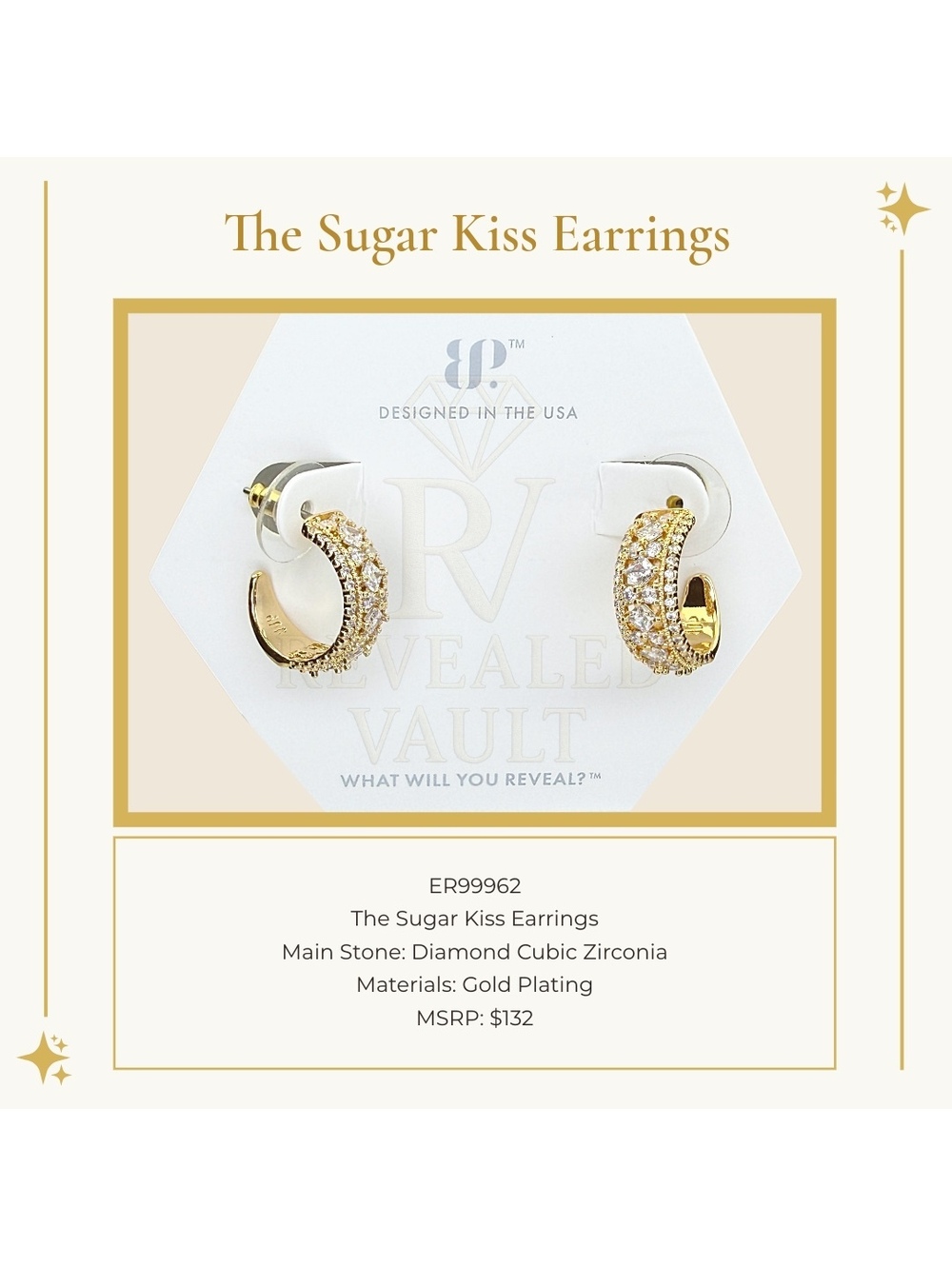 The Sugar Kiss Earrings - OG